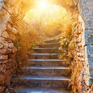 Seite Autor Old stone stairways to the Palamidi fortress, Nafplio, Greece